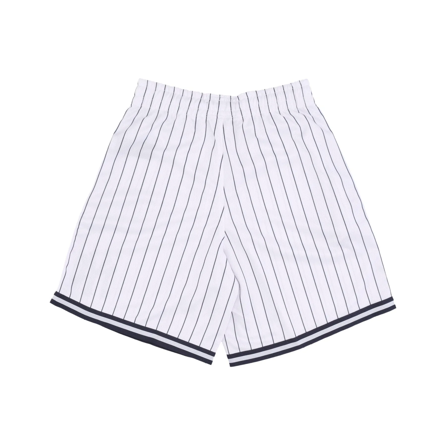 Pantaloncino Tipo Basket Uomo Mlb Pinstriped Grafton Shorts Neyyan White Wash