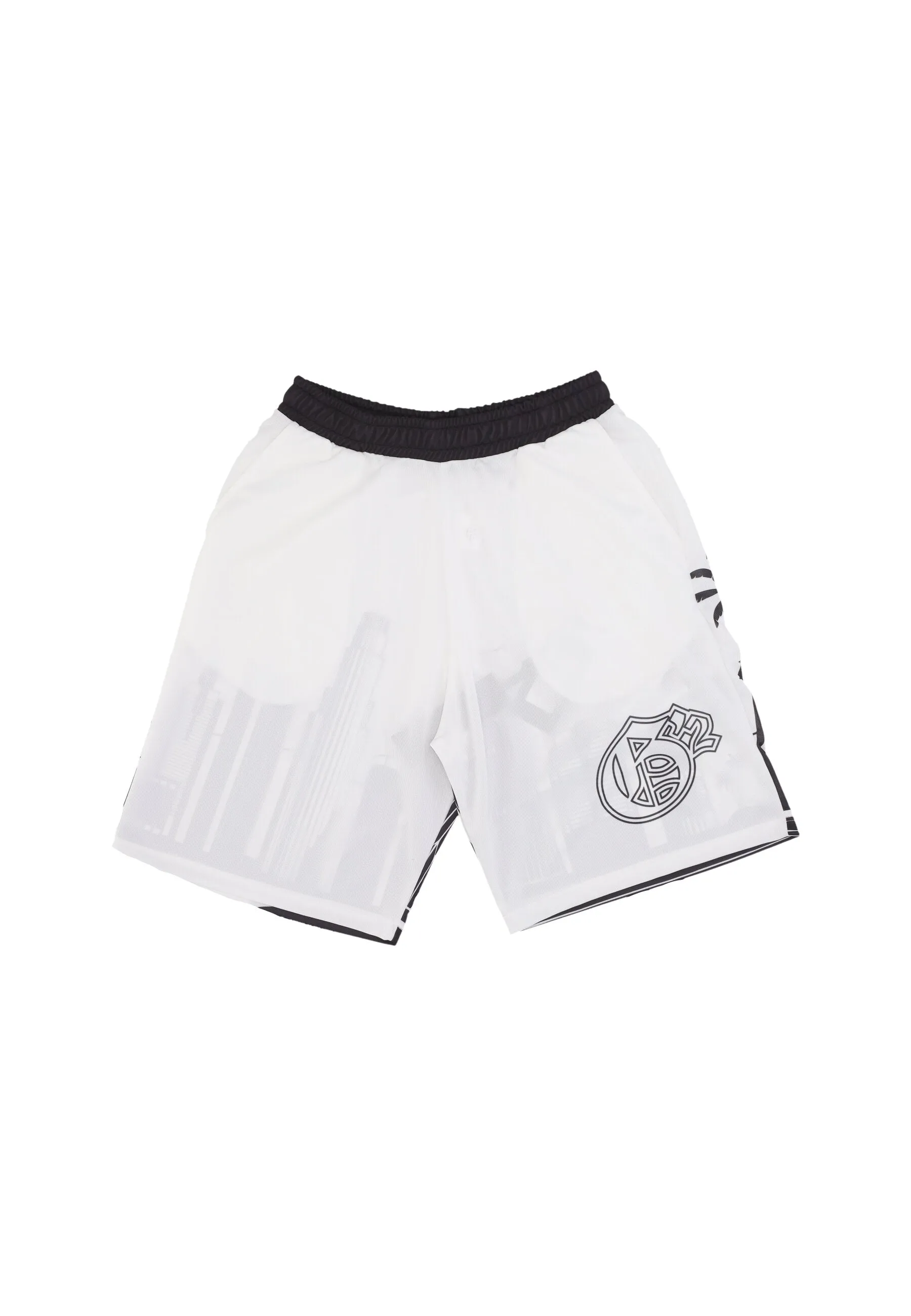 Pantaloncino Tipo Basket Uomo Skyline Shorts White/black