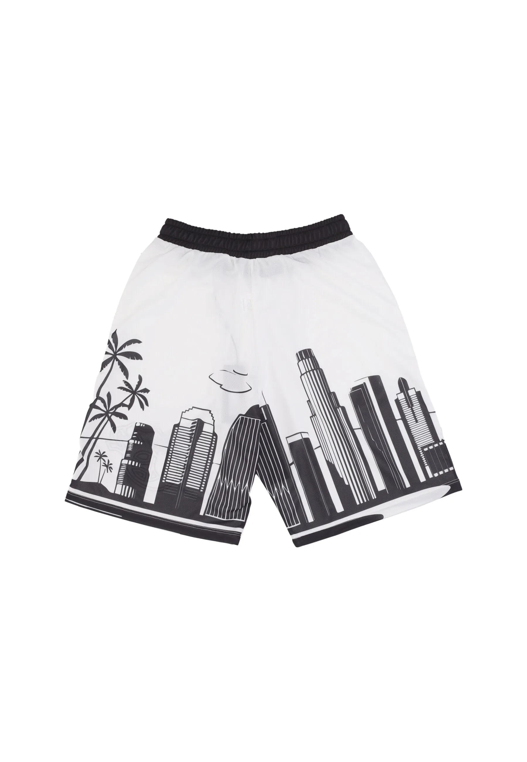 Pantaloncino Tipo Basket Uomo Skyline Shorts White/black