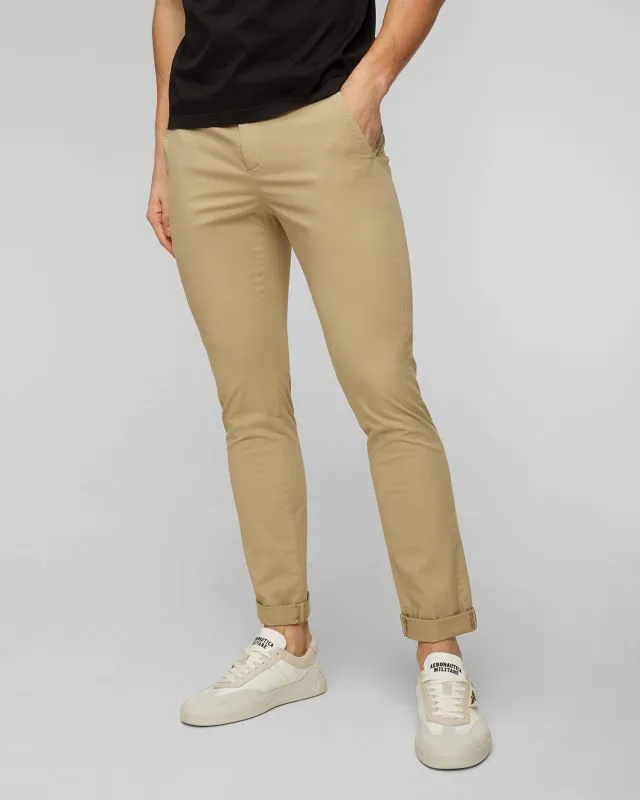 Pantaloni beige da uomo Dondup