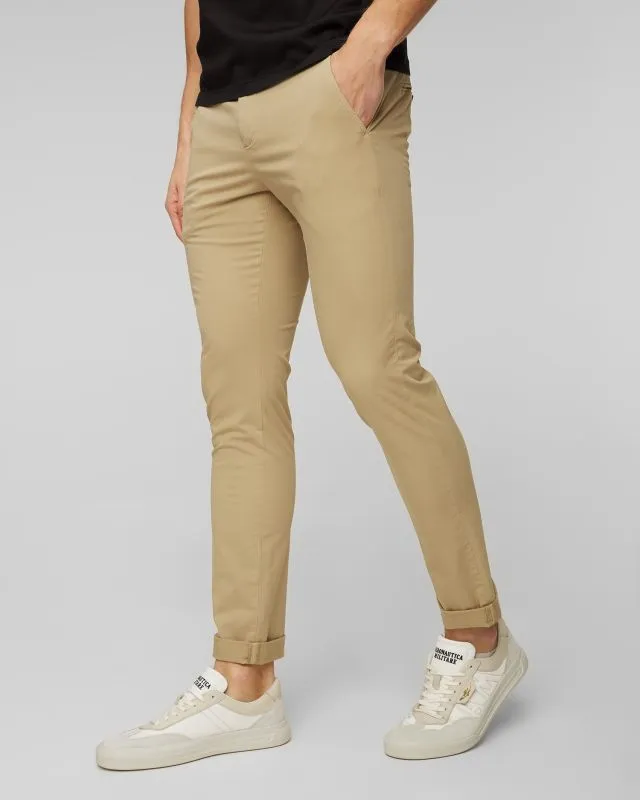 Pantaloni beige da uomo Dondup