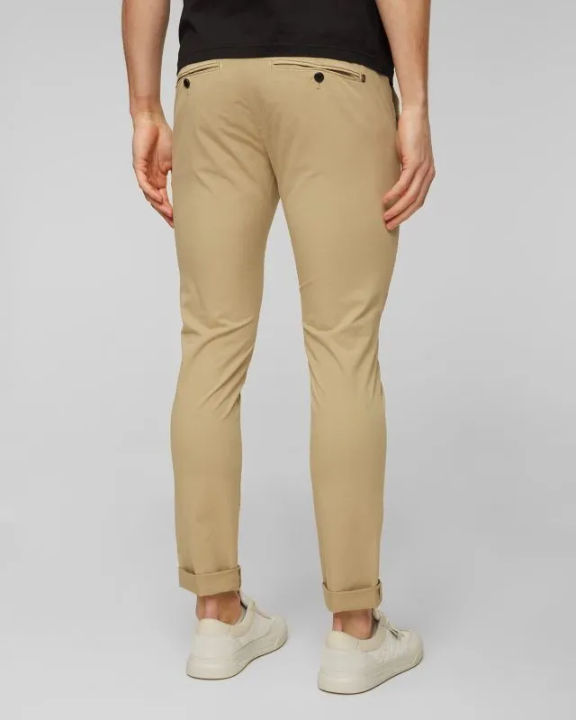 Pantaloni beige da uomo Dondup