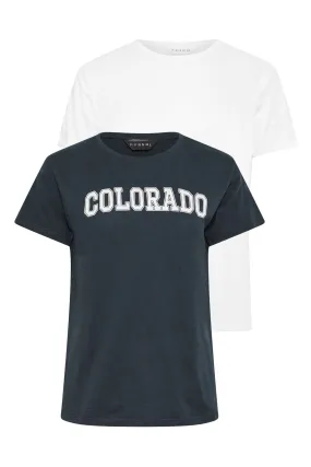 PixieGirl Petite - Colorado Manica corta - T-shirt da 2 Confezione