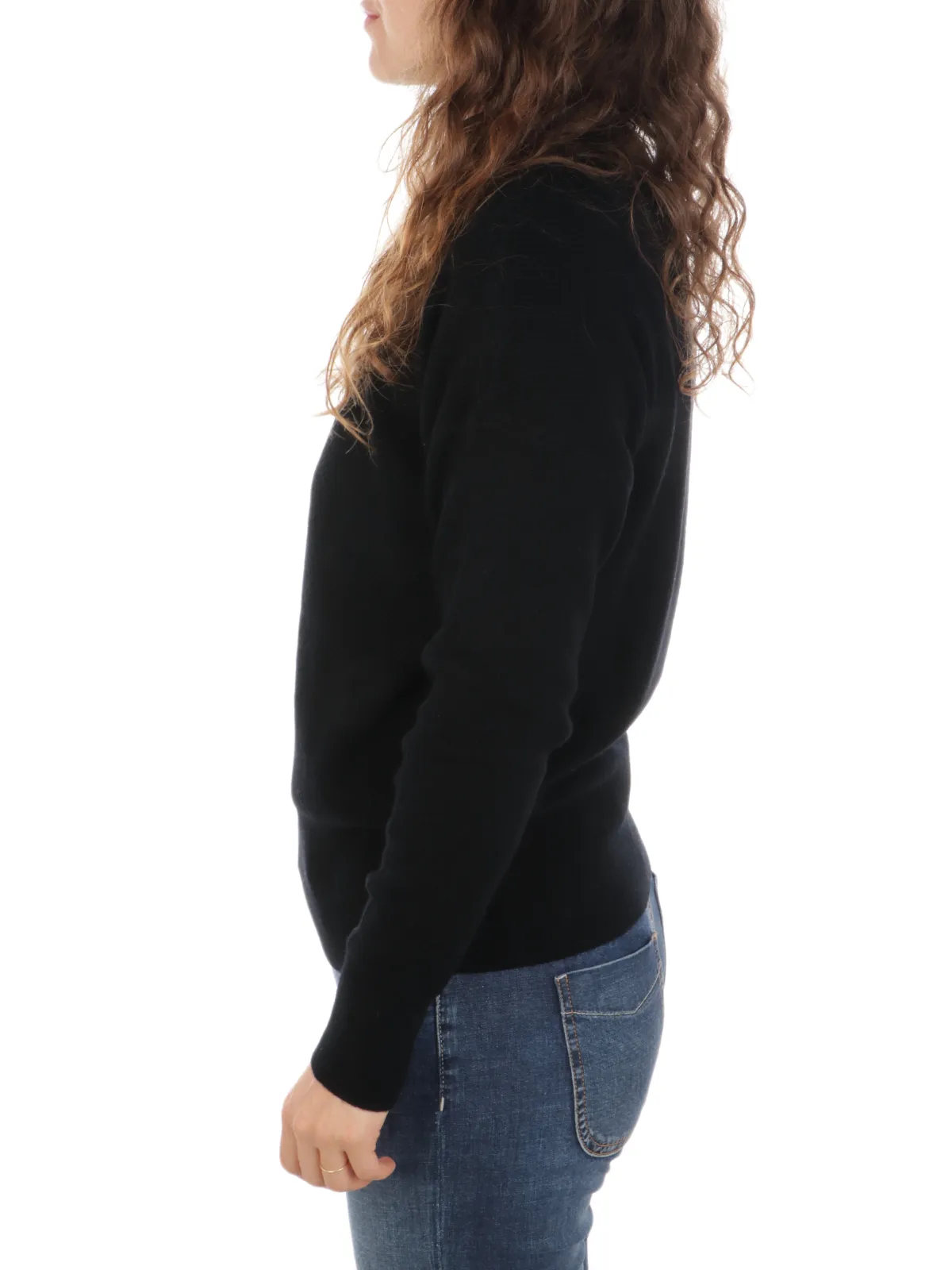 QUILISIA ---------- Maglia Donna a Coste in Lana e Cashmere ---------