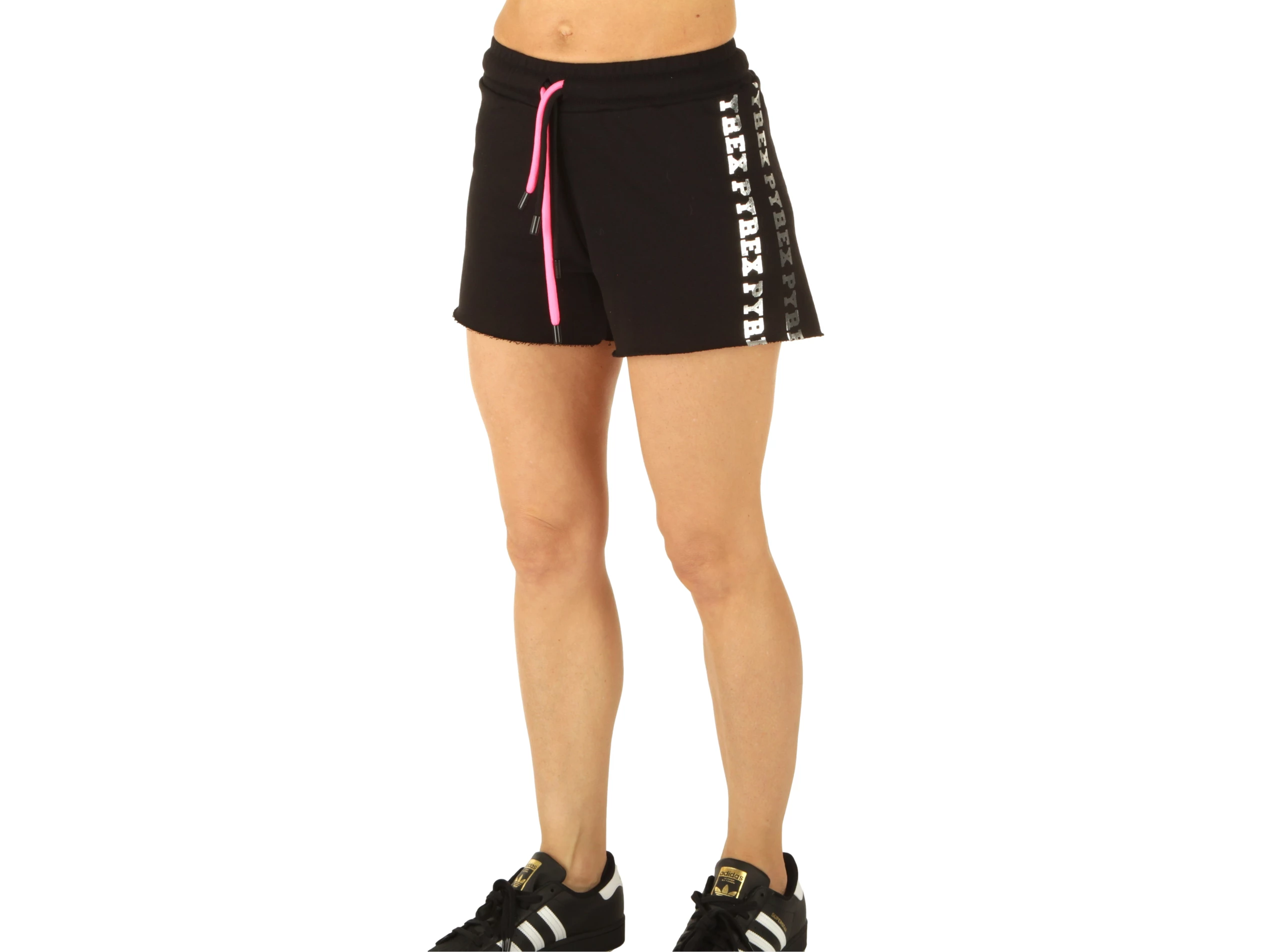 Shorts Donna In Felpa Nero