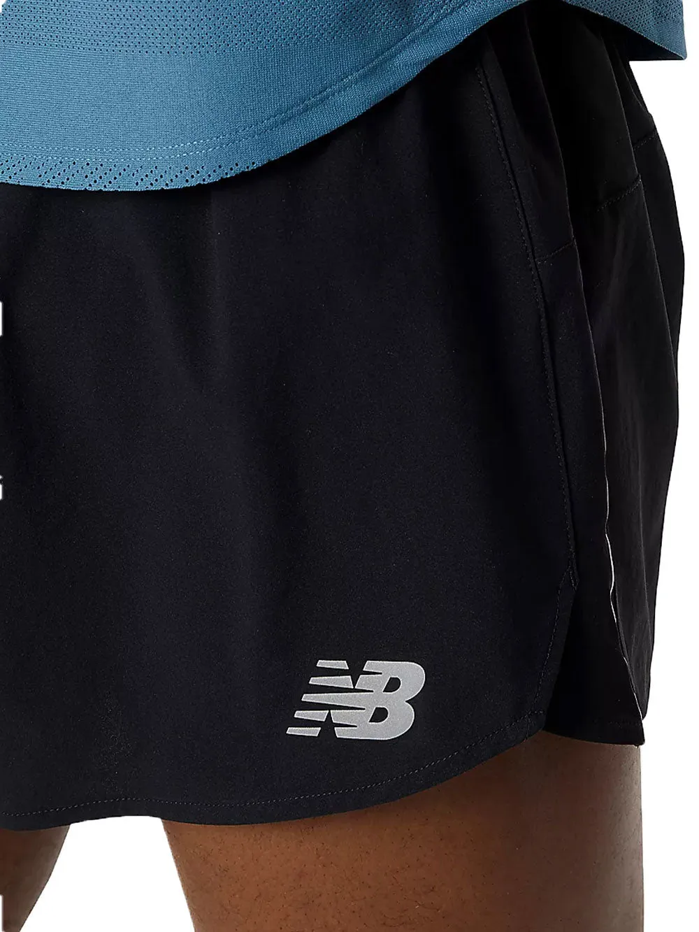 Shorts running NEW BALANCE Uomo MS21267 Nero