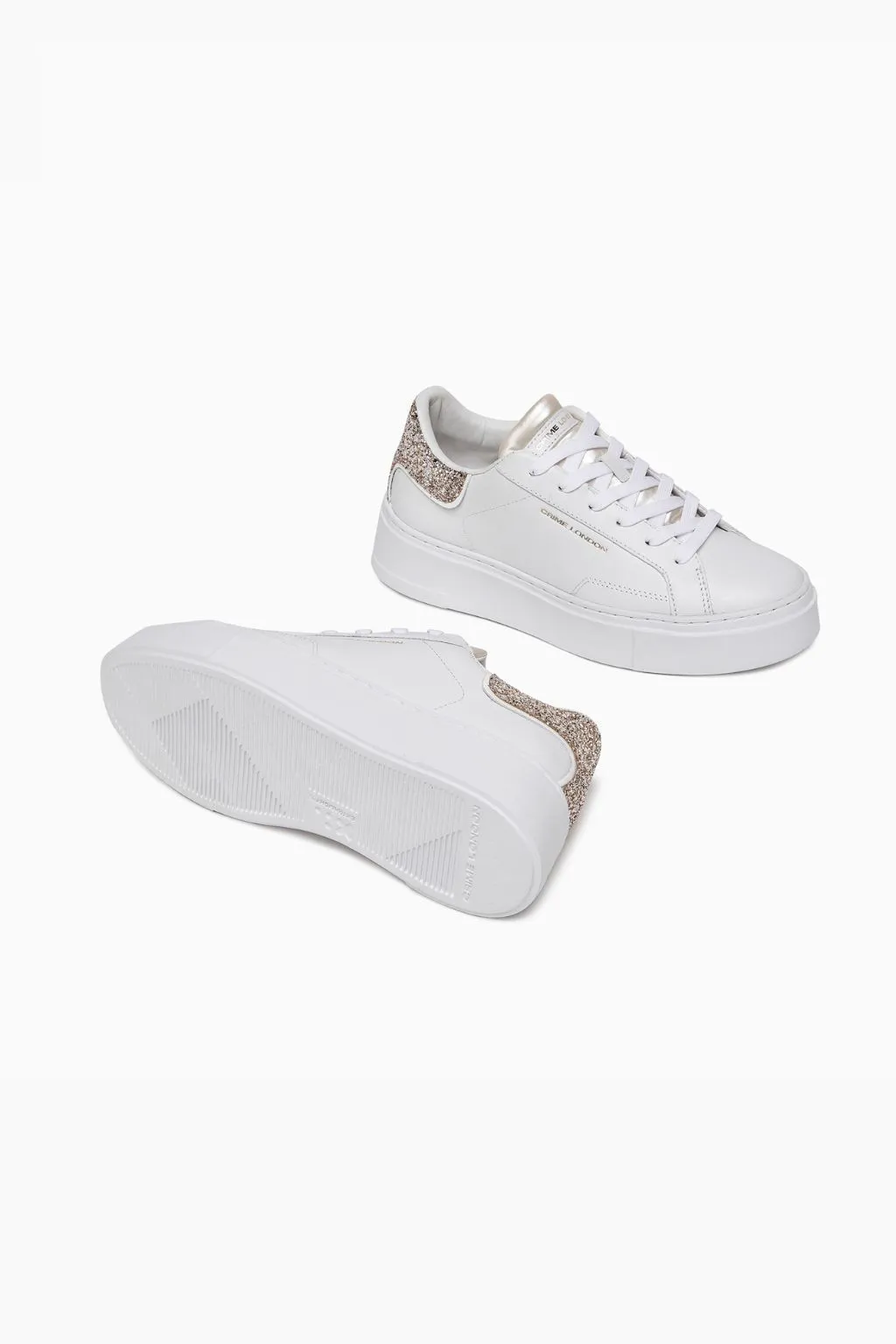 SNEAKER DONNA BIANCO/ORO EXTRALIGHT 2.0 27601 CRIME LONDON