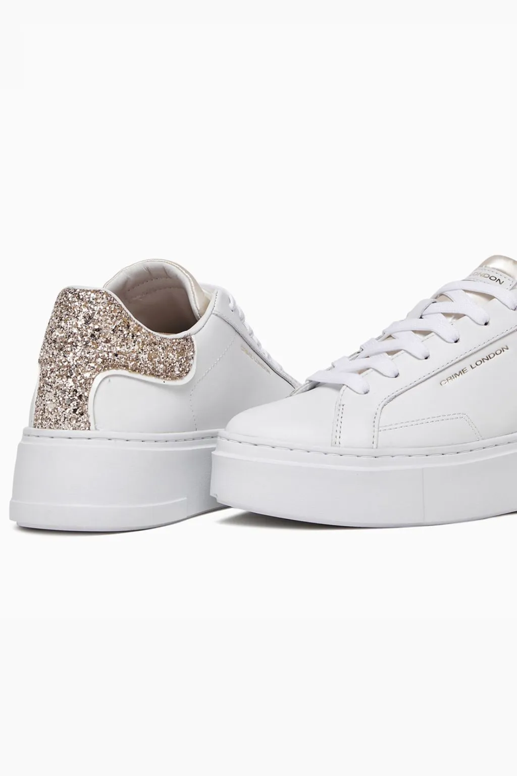 SNEAKER DONNA BIANCO/ORO EXTRALIGHT 2.0 27601 CRIME LONDON