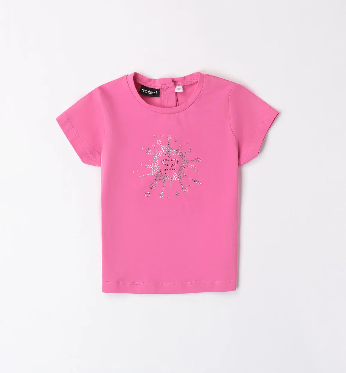 T-shirt con strass per bambina