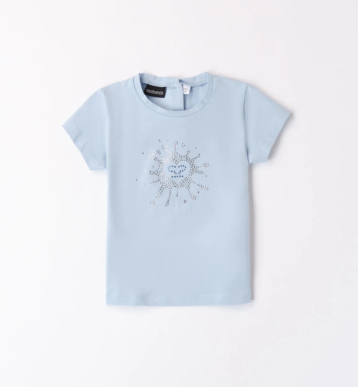 T-shirt con strass per bambina