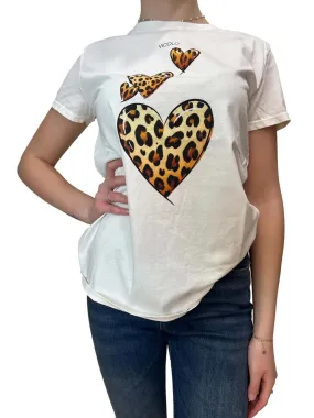 T-shirt Cuori Leo