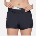 UNDER ARMOUR   donna    Shorts Qualifier Speedpocket 2-in-1 neri (solo L)