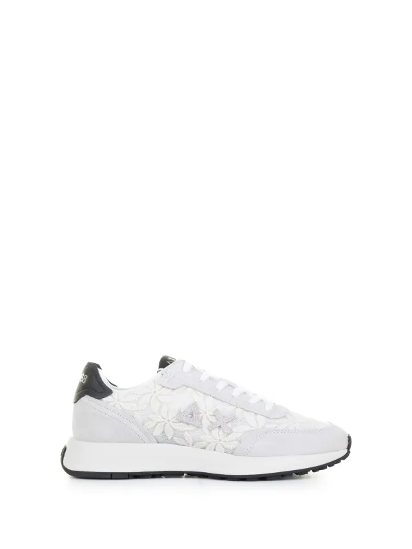 White Mia laces sneaker