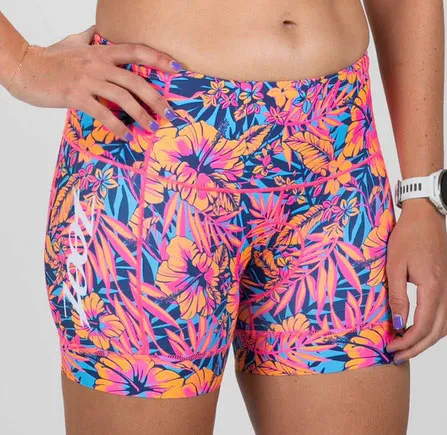 ZOOT LTD TRIATHLON W'S 4inch SHORTS CLUB ALOHA