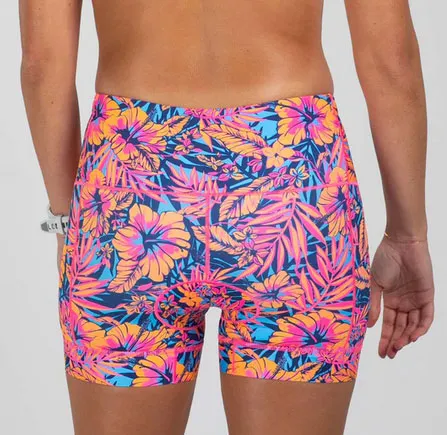 ZOOT LTD TRIATHLON W'S 4inch SHORTS CLUB ALOHA